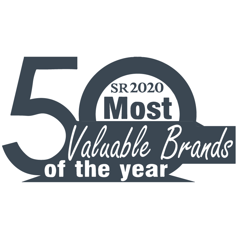 50 most valuable brands award 2020