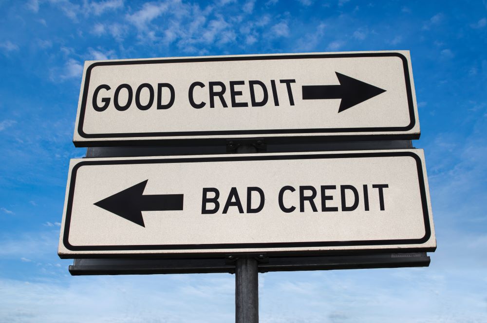 credit sign